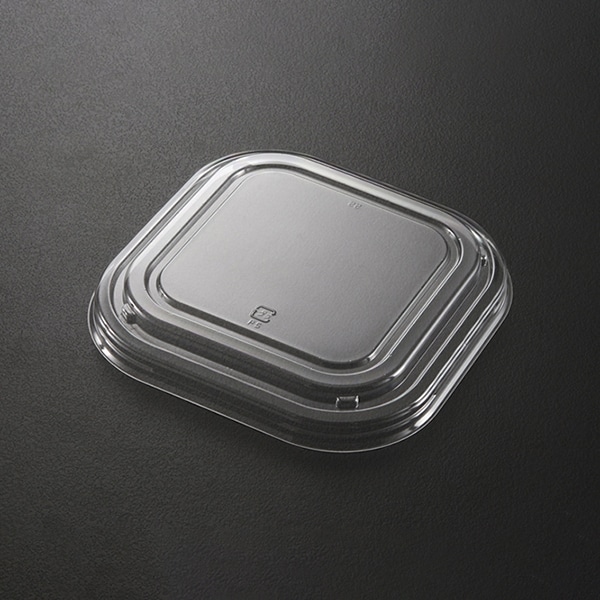 ケーピープラテック 丼容器 KP角丼中 フタ  25枚/袋（ご注文単位40袋）【直送品】