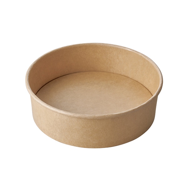 ケーピープラテック 紙カップ容器 KMカップ 本体 165-600 ナチュラル 50枚/袋（ご注文単位12袋）【直送品】