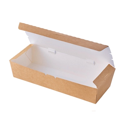 ケーピープラテック 紙容器 KLPボックス 5 ナチュラル 50枚/袋（ご注文単位10袋）【直送品】