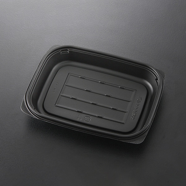 ケーピープラテック 惣菜容器 KN-35 本体 黒 50枚/袋（ご注文単位18袋）【直送品】