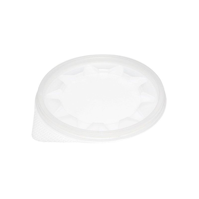 ケーピープラテック 紙容器 KMP丸カップ フタ 110 半透明 50枚/袋