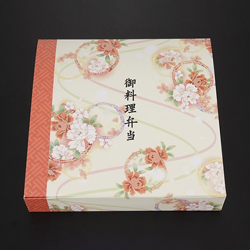 ケーピープラテック 紙製弁当容器 K-BOX 外箱 75-75 天華 50枚/袋（ご注文単位6袋）【直送品】