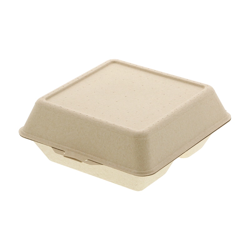 ケーピープラテック 紙容器 KMボックス KM-57-T ナチュラル 25枚/袋(ご注文単位8袋)【直送品】