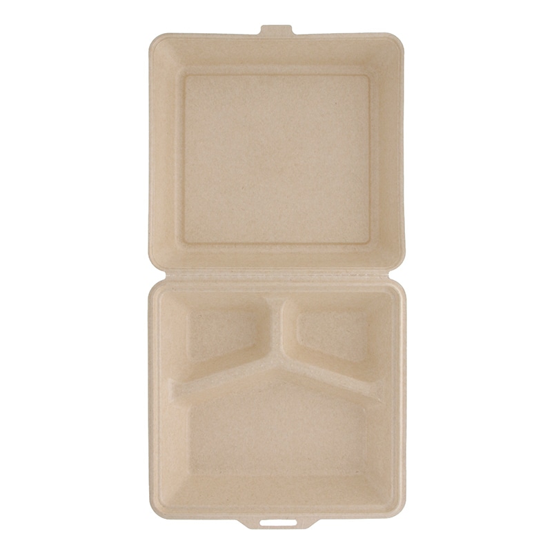 ケーピープラテック 紙容器 KMボックス KM-58-T ナチュラル 20枚/袋(ご注文単位5袋)【直送品】