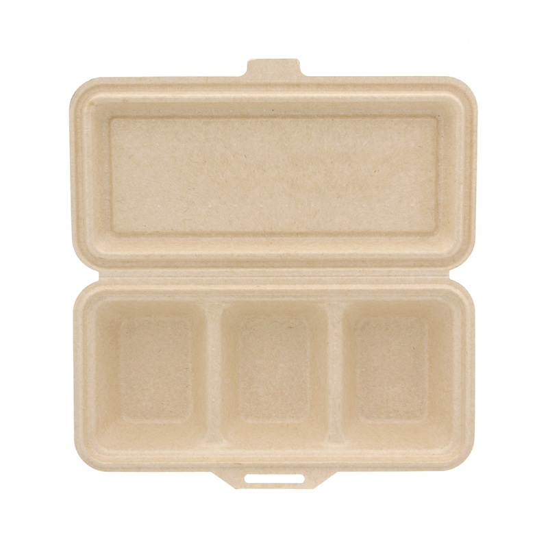 ケーピープラテック 紙容器 KMボックス KM-43-T ナチュラル 50枚/袋(ご注文単位8袋)【直送品】