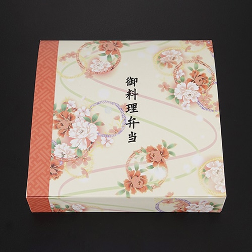 ケーピープラテック 紙製弁当容器 K-BOX 外箱 70-70 天華 50枚/袋（ご注文単位6袋）【直送品】