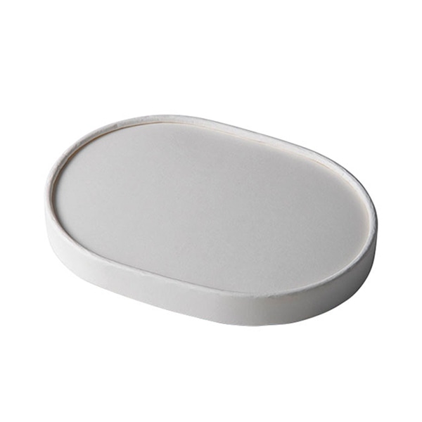 ケーピープラテック 紙ワッパ KMワッパ 紙フタ 160 ホワイト 25枚/袋（ご注文単位16袋）【直送品】