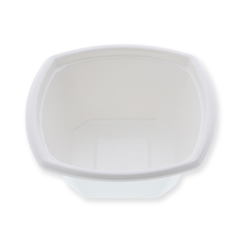 ケーピープラテック 丼容器 KMPランチ KMPランチ-8 本体 ホワイト 50枚/袋（ご注文単位12袋）【直送品】