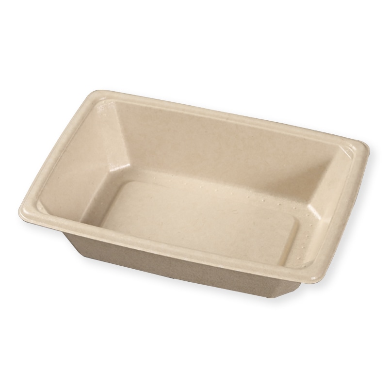 ケーピープラテック 丼容器 KMPランチ KMPランチ-10 ナチュラル 50枚/袋（ご注文単位8袋）【直送品】