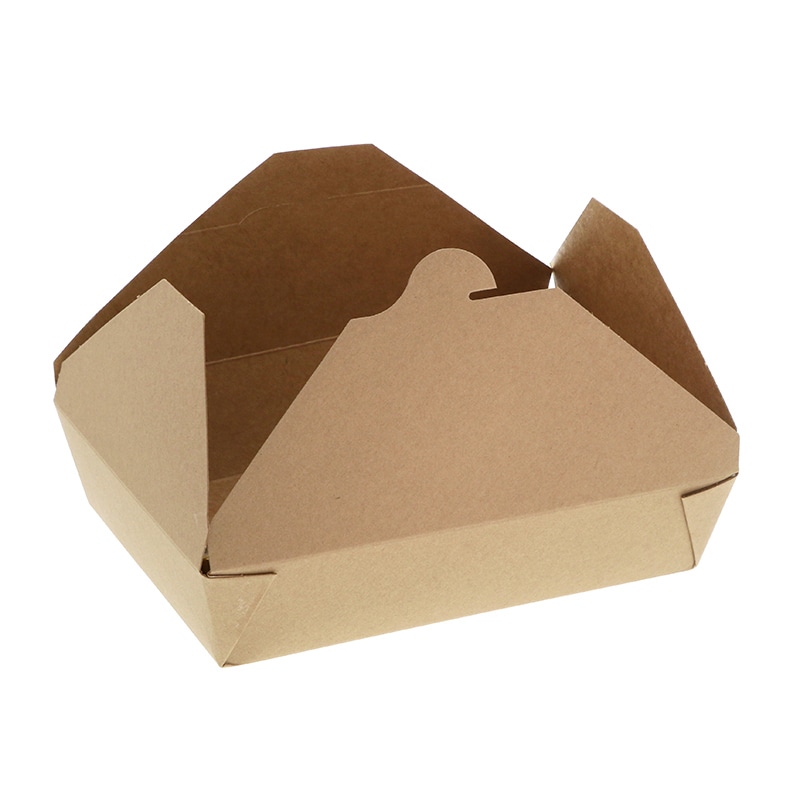 ケーピープラテック 食品容器　未晒紙ボックス  KM-33 50枚/袋（ご注文単位4袋）【直送品】