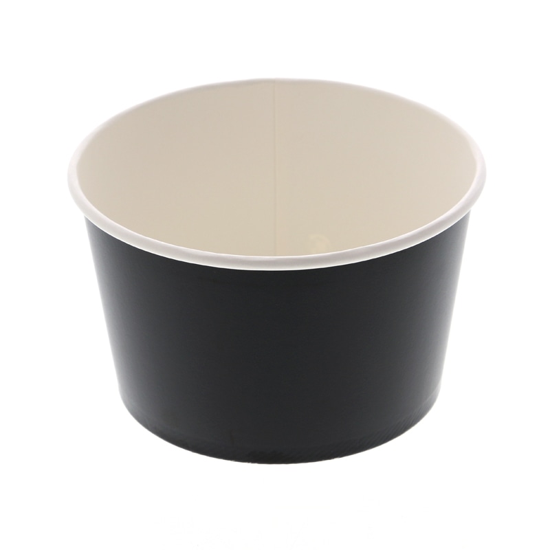 ケーピープラテック 紙容器 KMカップ KM140-850 黒 本体50枚/袋