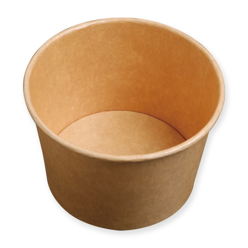 ケーピープラテック 紙容器 KMカップ KM140-850 ナチュラル 本体 50枚/袋