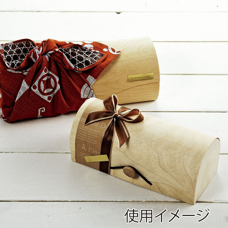 神堂 ウッドバスケット 小 16402 1個(ご注文単位1個)【直送品】