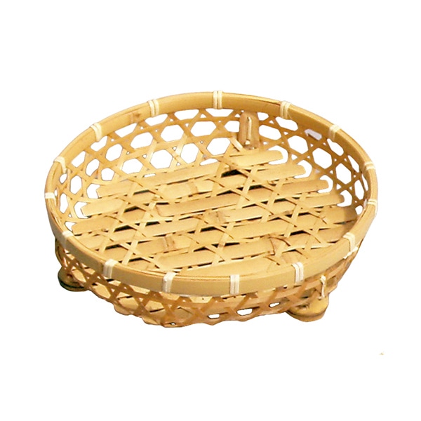 神堂 オードブル篭 晒竹オードブル 7寸 14404 1個(ご注文単位1個)【直送品】