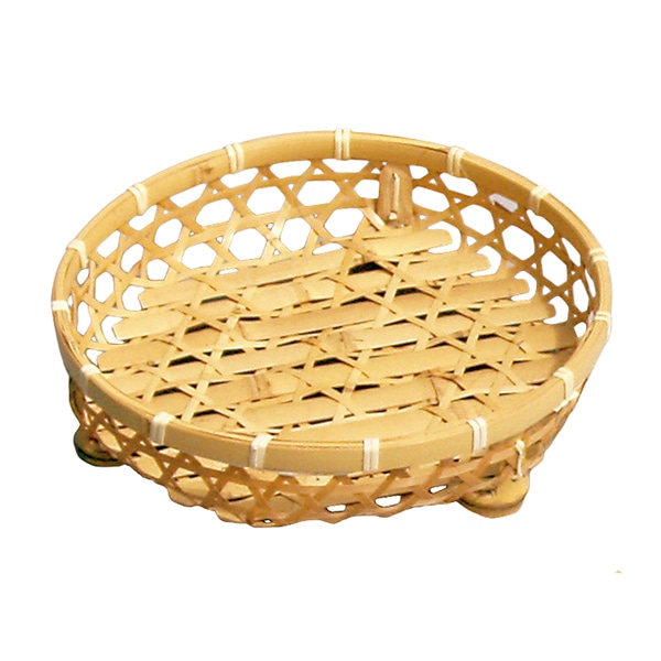 神堂 オードブル篭 晒竹オードブル 8寸 14403 1個(ご注文単位1個)【直送品】