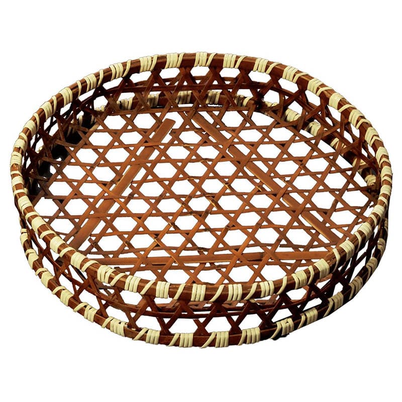 神堂 オードブル篭　晒竹オードブル 尺3 14429 1個（ご注文単位1個）【直送品】