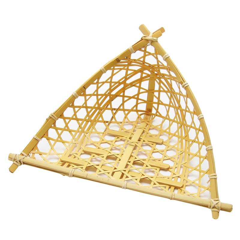 神堂 盛り付け篭 しずく篭 14465 白 1個(ご注文単位1個)【直送品】