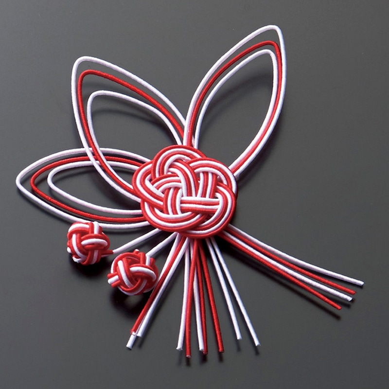 神堂 水引飾り 紅白ブーケ 09968 50本/パック(ご注文単位1パック)【直送品】