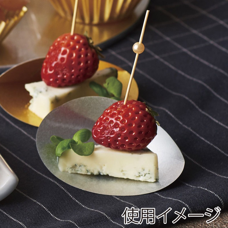 神堂 パールピックス 7cm 15048　ゴールド 50本/パック（ご注文単位1パック）【直送品】