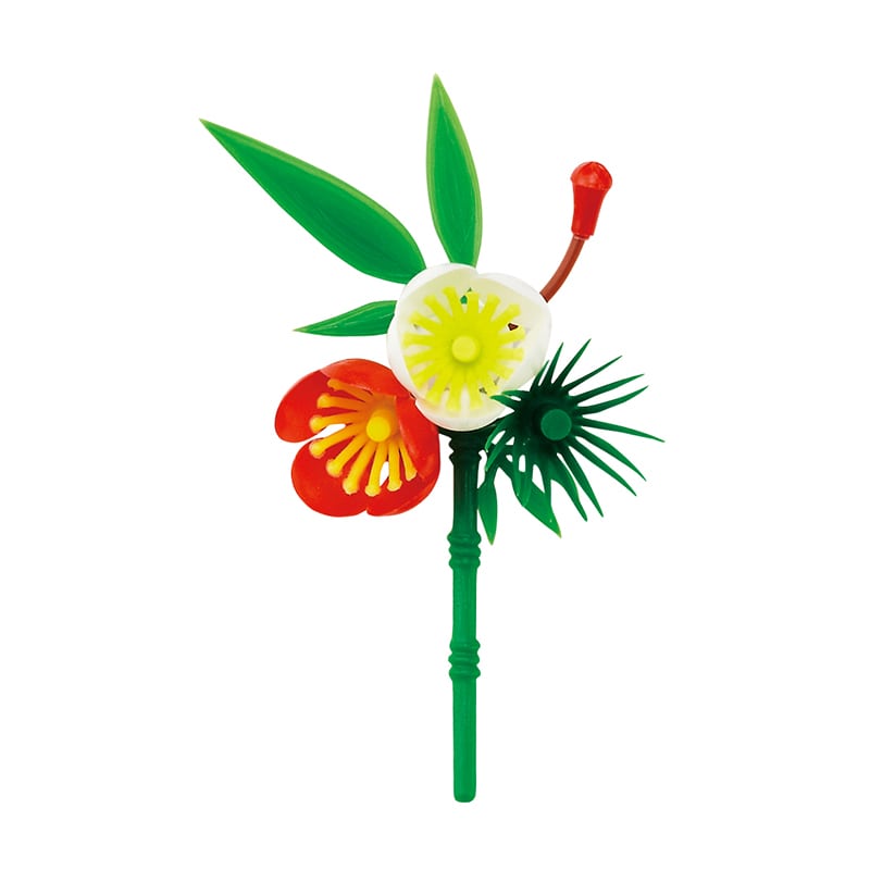 神堂 プラ造花飾り　松竹梅 小 09751 50個/パック（ご注文単位1パック）【直送品】