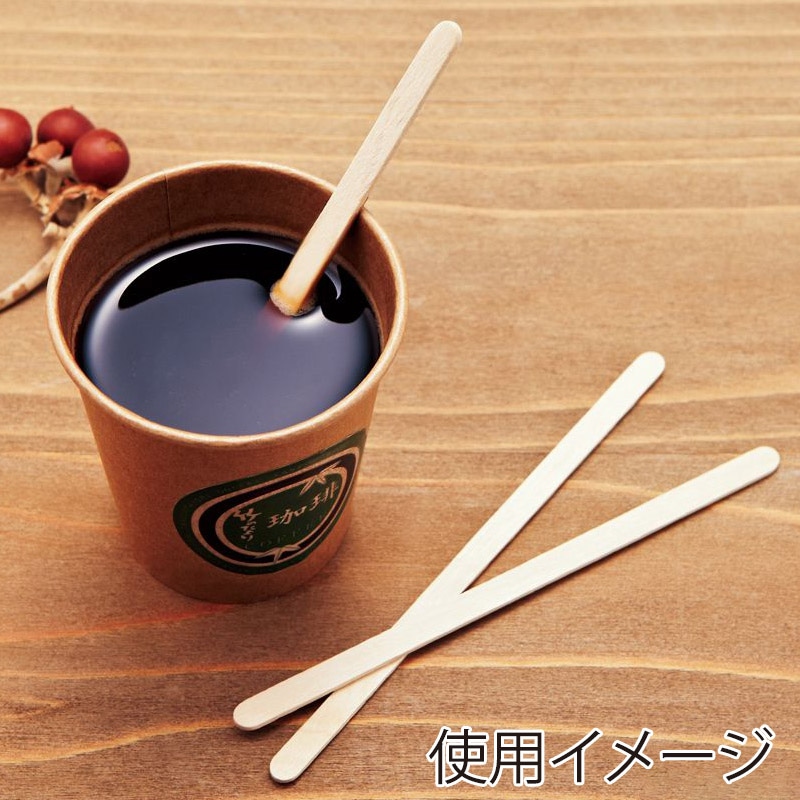 神堂 ウッドマドラー 140R 16202 500本/パック(ご注文単位1パック)【直送品】