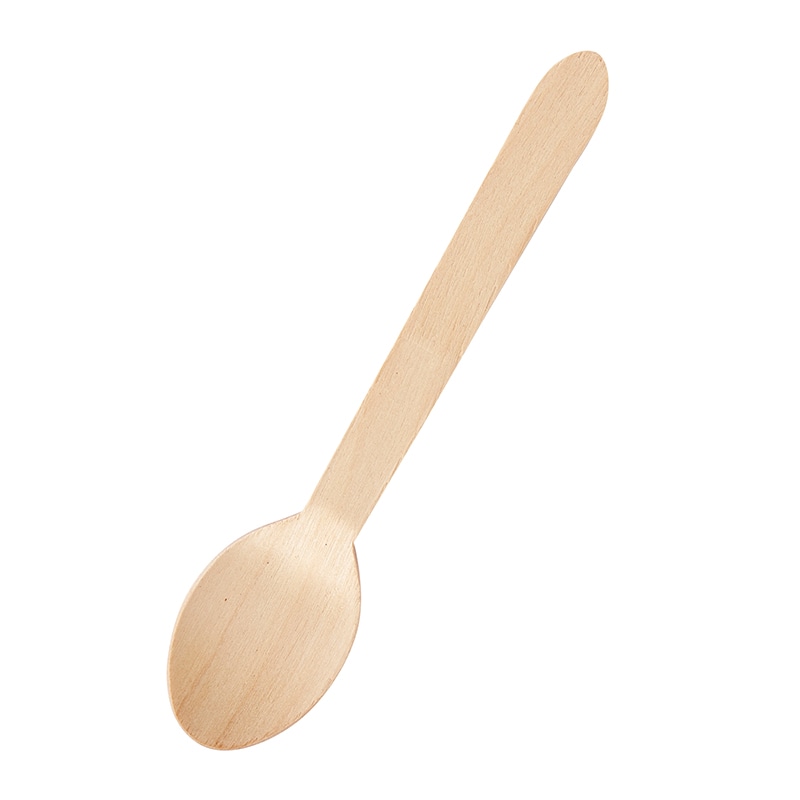 神堂 木製スプーン 16210 100本/パック(ご注文単位1パック)【直送品】