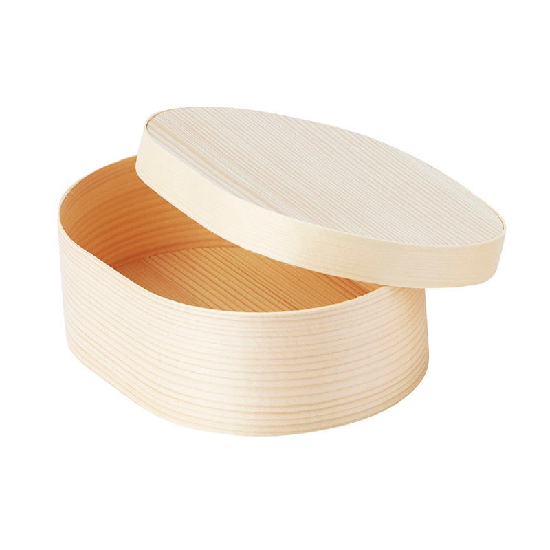 神堂 経木わっぱ　楕円 S-140 06747 1個（ご注文単位1個）【直送品】