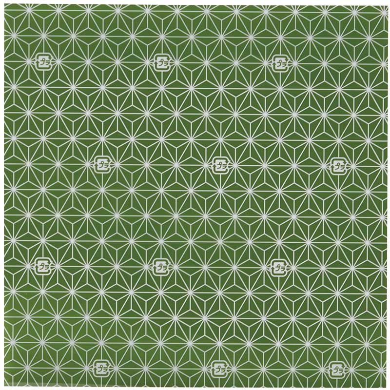 神堂 切子柄シート 12角 17335　抹茶 100枚/束（ご注文単位1束）【直送品】