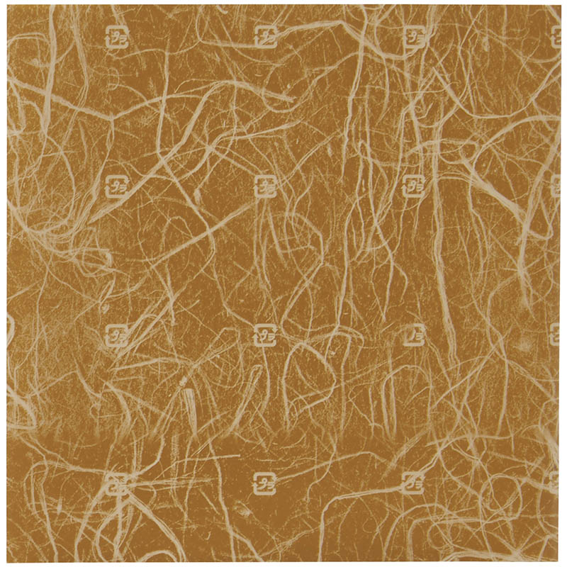 神堂 雲流柄シート 15角 17348 黄金 100枚/束(ご注文単位1束)【直送品】