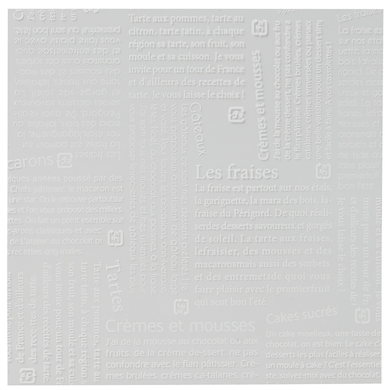 神堂 パティスリー柄シート 11角 17315　クリーム 100枚/束（ご注文単位1束）【直送品】