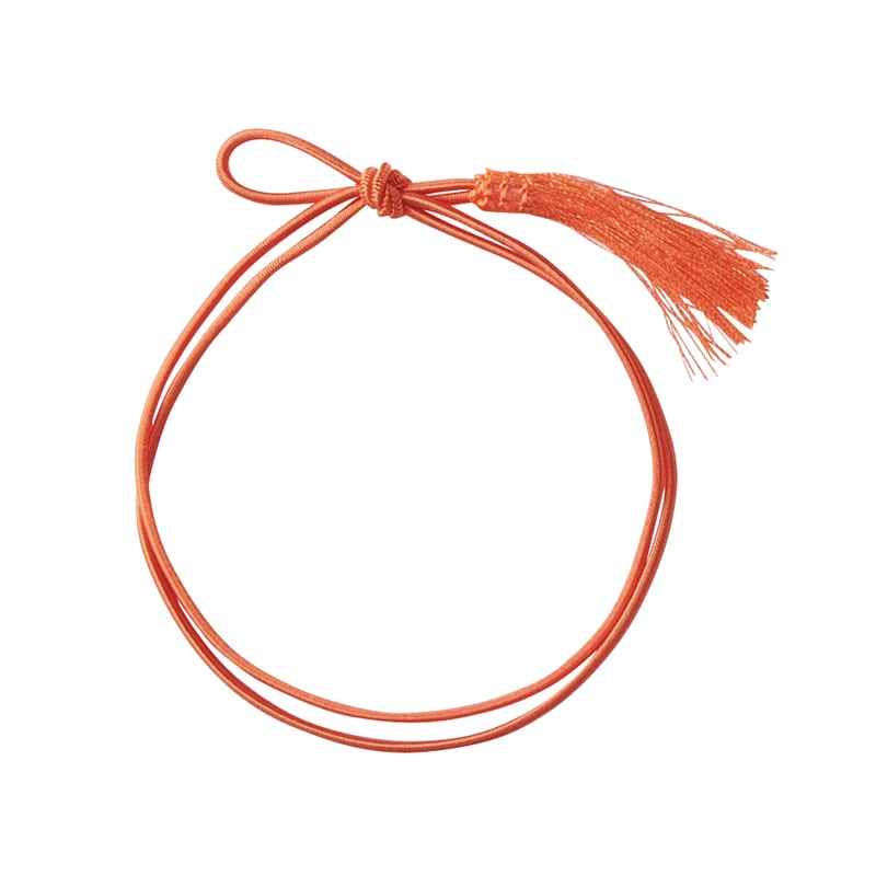 神堂 ゴム房 いろどり結び 房付 べにひ 09761 50本/束（ご注文単位1束）【直送品】