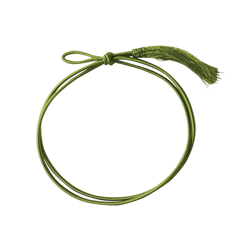 神堂 ゴム房 いろどり結び 房付 もえぎ 09762 50本/束（ご注文単位1束）【直送品】