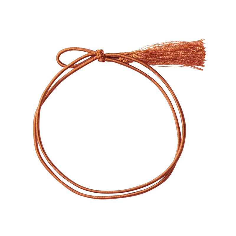 神堂 ゴム房 いろどり結び 房付 さびちゃ 09766 50本/束（ご注文単位1束）【直送品】