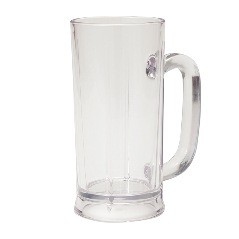 石川樹脂工業 プラキラ ビールジョッキ 400cc クリア PJ102_400 1個(ご注文単位1個)【直送品】