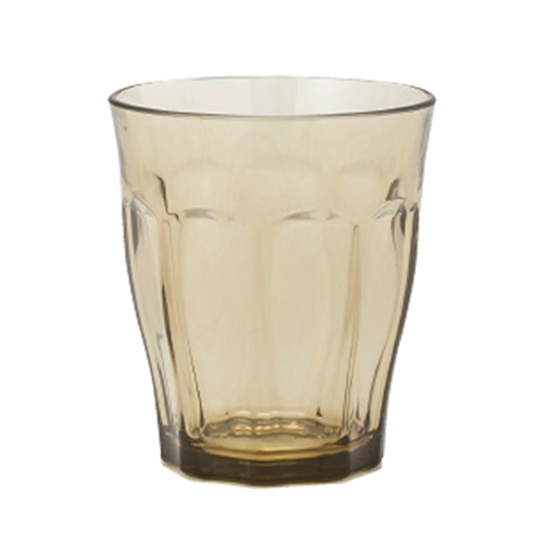 石川樹脂工業 プラキラ ペタルタンブラー 280cc アンバー PG112＿280 1個（ご注文単位1個）【直送品】