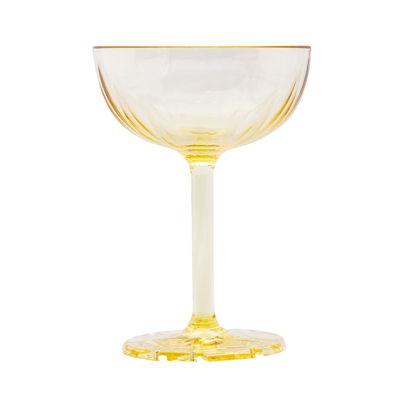 石川樹脂工業 プラキラ トライタン シャンパングラス 130cc イエロー 056240003 1個(ご注文単位1個)【直送品】