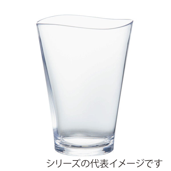 石川樹脂工業 プラキラ　タンブラーゆらぎ 320cc　クリアー 072384003 1個（ご注文単位1個）【直送品】