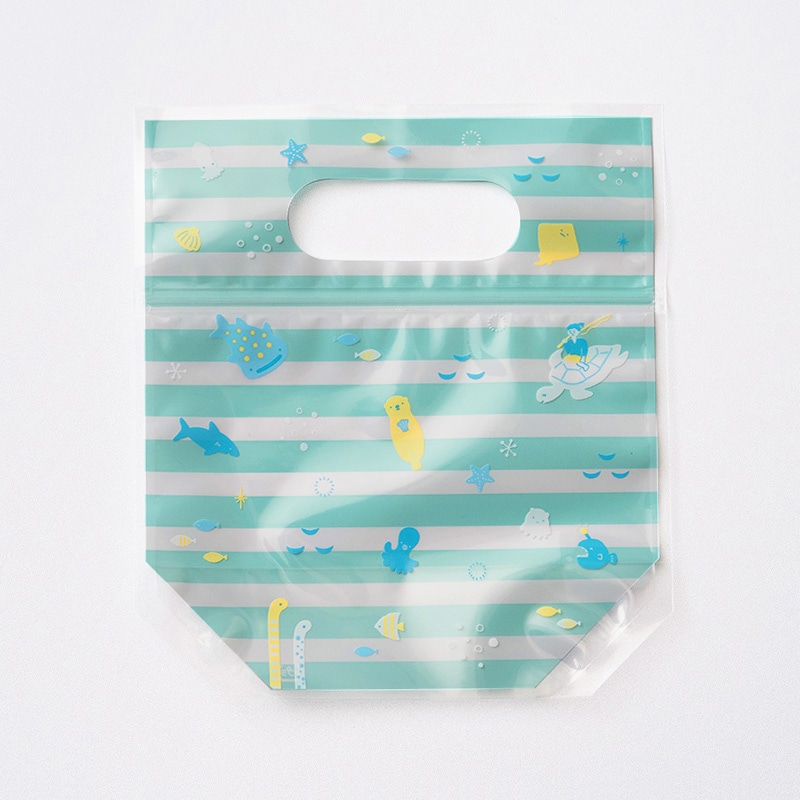 cotta ジッパーバッグ 海のいきもの S 99224 10枚/袋(ご注文単位50袋)【直送品】