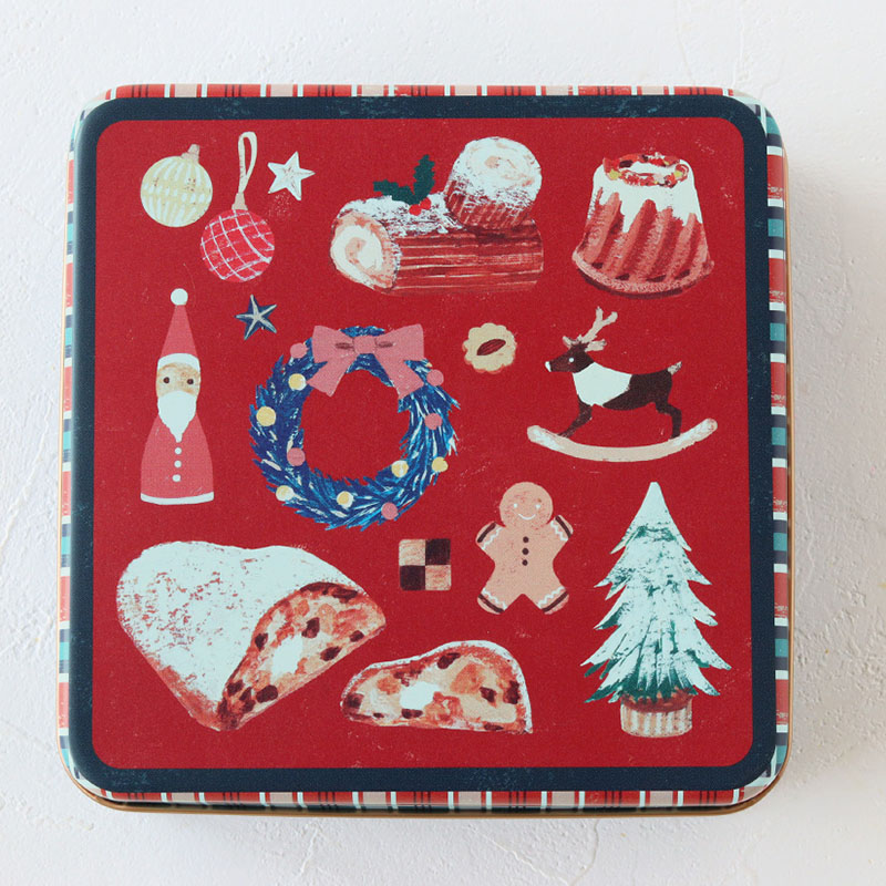 cotta ギフト缶 クリスマスのおたのしみ 99748 10個/箱(ご注文単位6箱)【直送品】