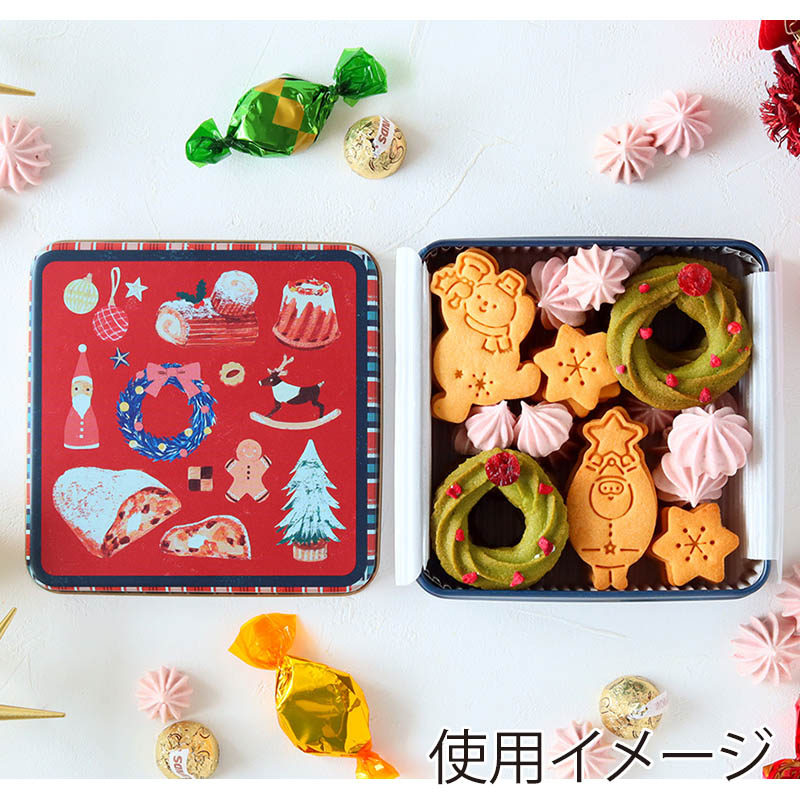 cotta ギフト缶 クリスマスのおたのしみ 99748 10個/箱(ご注文単位6箱)【直送品】