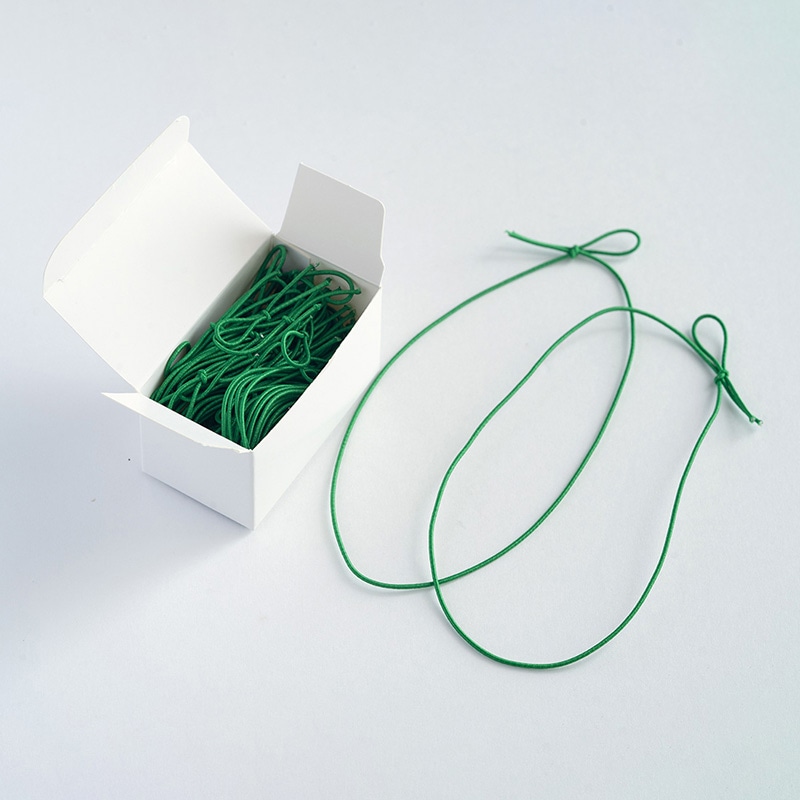 cotta 片花結びワンタッチゴム グリーン 30本入 99772 1箱(ご注文単位1箱)【直送品】