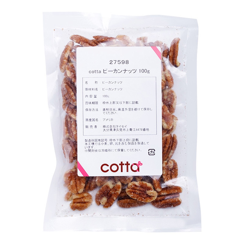 ピーカンナッツ 100g 27598 1袋※軽(ご注文単位1袋)【直送品】