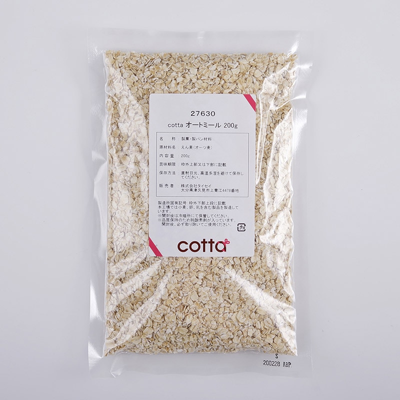オートミール 200g 27630 1袋※軽(ご注文単位1袋)【直送品】