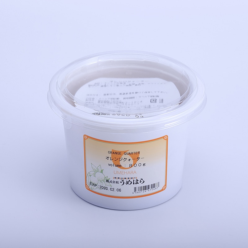 うめはら オレンジクォーター 800g 22425 1個※軽(ご注文単位1個)【直送品】