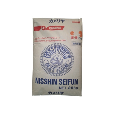 強力粉 カメリヤ 25kg 22860 1袋※軽(ご注文単位1袋)【直送品】