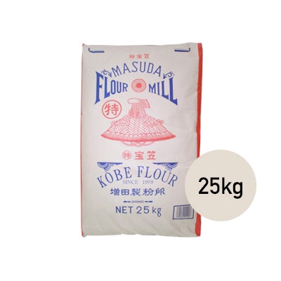 薄力粉 特宝笠 25kg 22865 1袋※軽(ご注文単位1袋)【直送品】