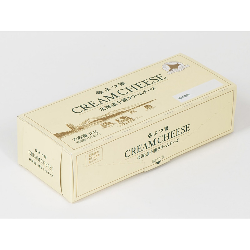 <冷蔵>よつ葉 北海道十勝クリームチーズ 1kg 24469 1個※軽(ご注文単位1個)【直送品】