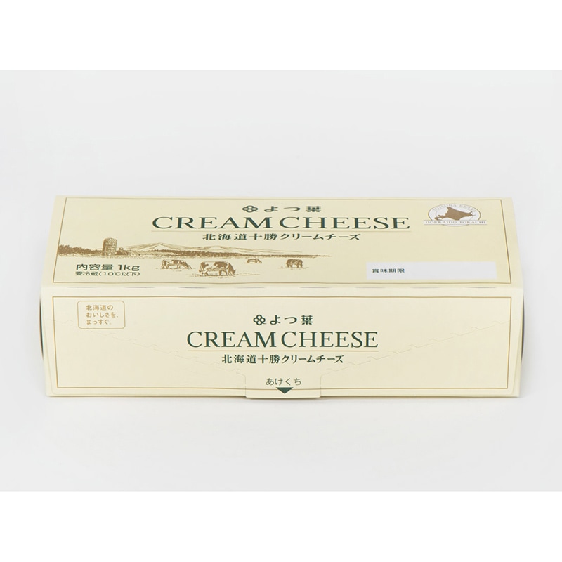 <冷蔵>よつ葉 北海道十勝クリームチーズ 1kg 24469 1個※軽(ご注文単位1個)【直送品】