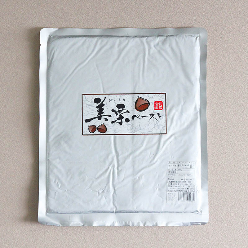 ＜冷凍＞国産　美栗ペースト 500g 25907 1袋※軽（ご注文単位1袋）【直送品】
