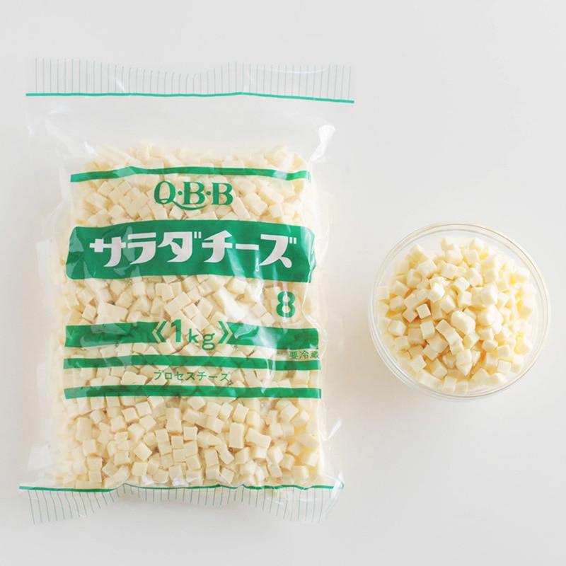 <冷蔵>Q・B・Bダイスカットチーズ8 1kg 26154 1個※軽(ご注文単位1個)【直送品】